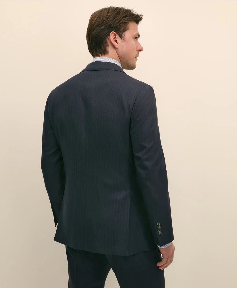 Brooks Brothers Explorer Collection Classic Fit Wool Bold Stripe Suit Jacket, image 4