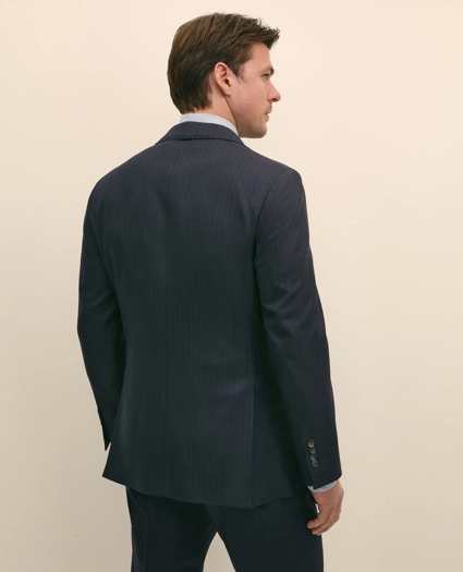 Brooks Brothers Explorer Collection Classic Fit Wool Bold Stripe Suit Jacket, image 4