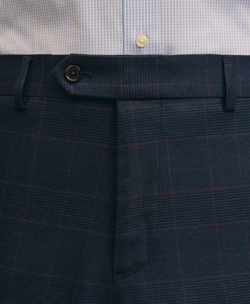 Brooks Brothers Explorer Collection Classic Fit Wool Overcheck Suit Pants, image 3