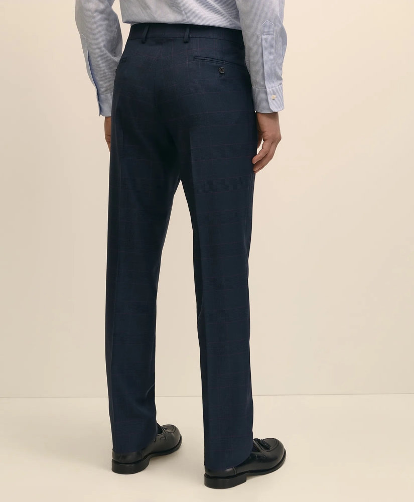 Brooks Brothers Explorer Collection Classic Fit Wool Overcheck Suit Pants, image 4