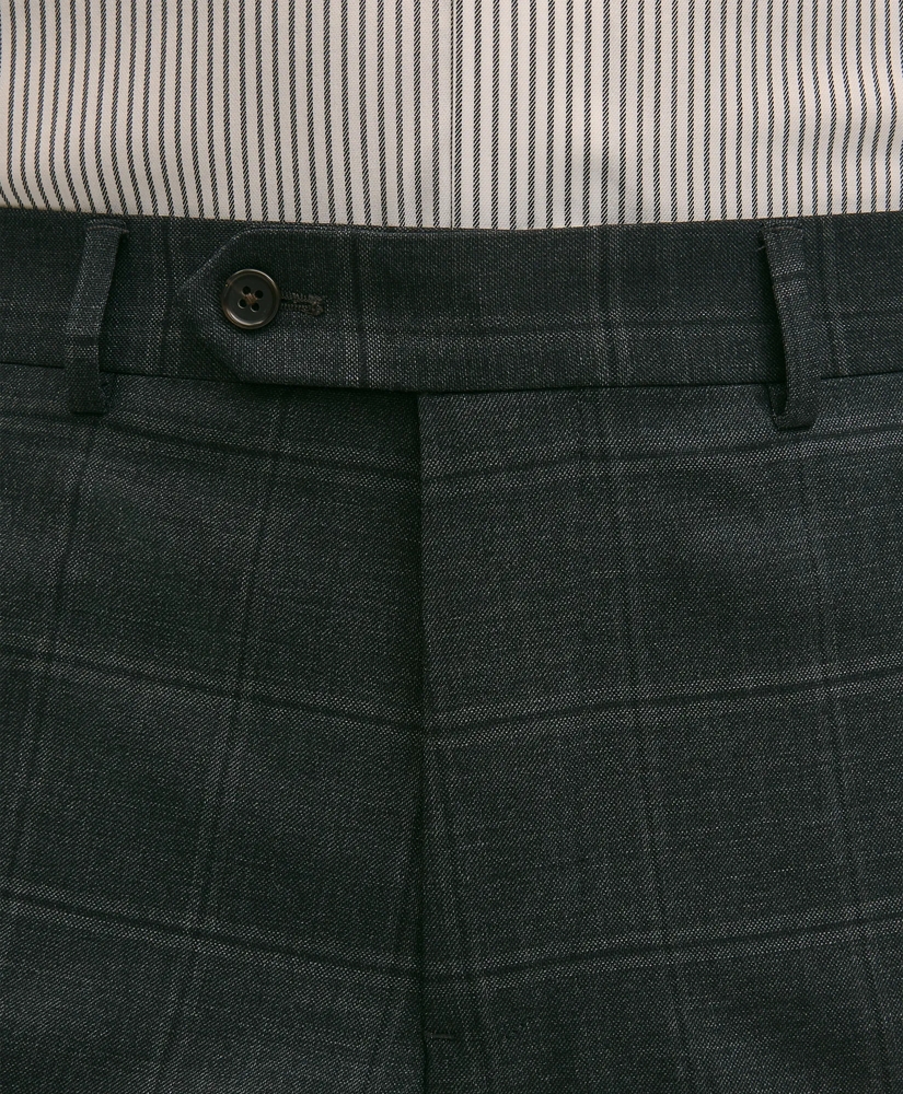 Brooks Brothers Explorer Collection Classic Fit Wool Windowpane Suit Pants, image 3