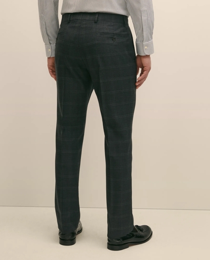 Brooks Brothers Explorer Collection Classic Fit Wool Windowpane Suit Pants, image 4