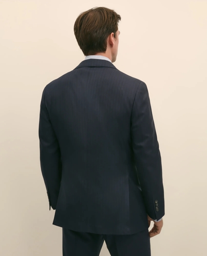 Brooks Brothers Explorer Collection Slim Fit Wool Bold Stripe Suit Jacket, image 4