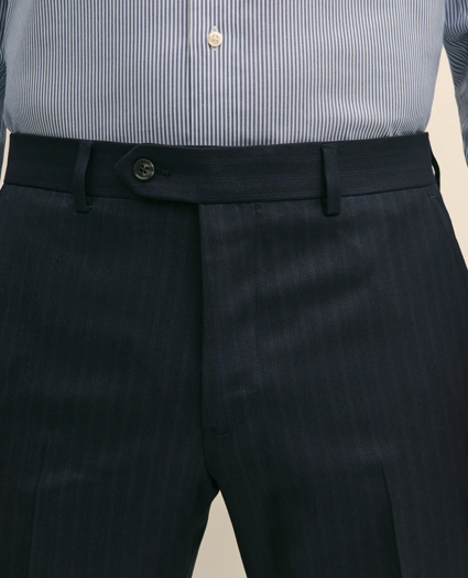 Brooks Brothers Explorer Collection Slim Fit Wool Bold Stripe Suit Pants, image 3