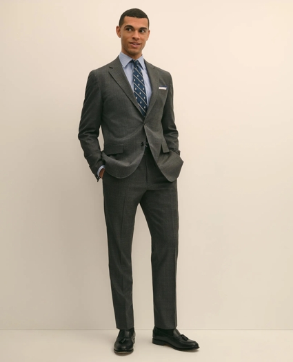 Brooks Brothers Explorer Collection Slim Fit Wool Overcheck Suit Jacket, image 2
