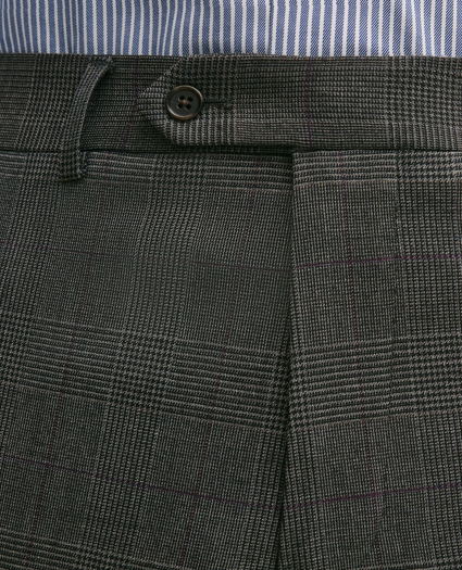Brooks Brothers Explorer Collection Slim Fit Wool Overcheck Suit Pants, image 3