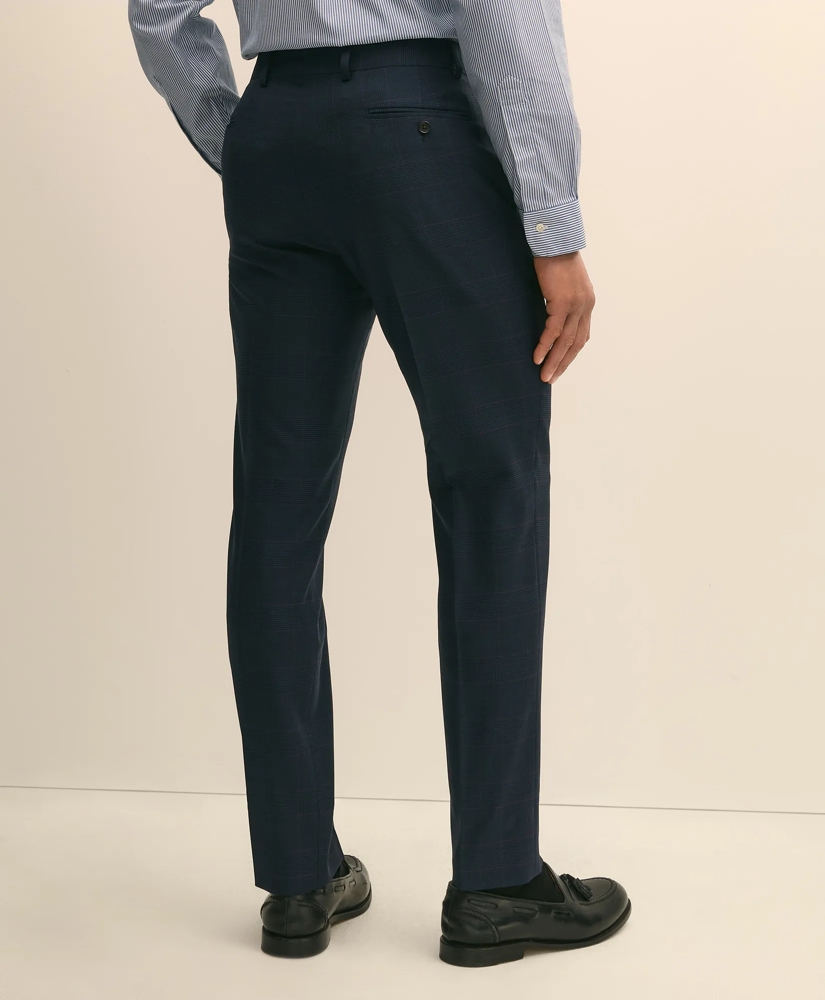 Brooks Brothers Explorer Collection Slim Fit Wool Overcheck Suit Pants, image 4