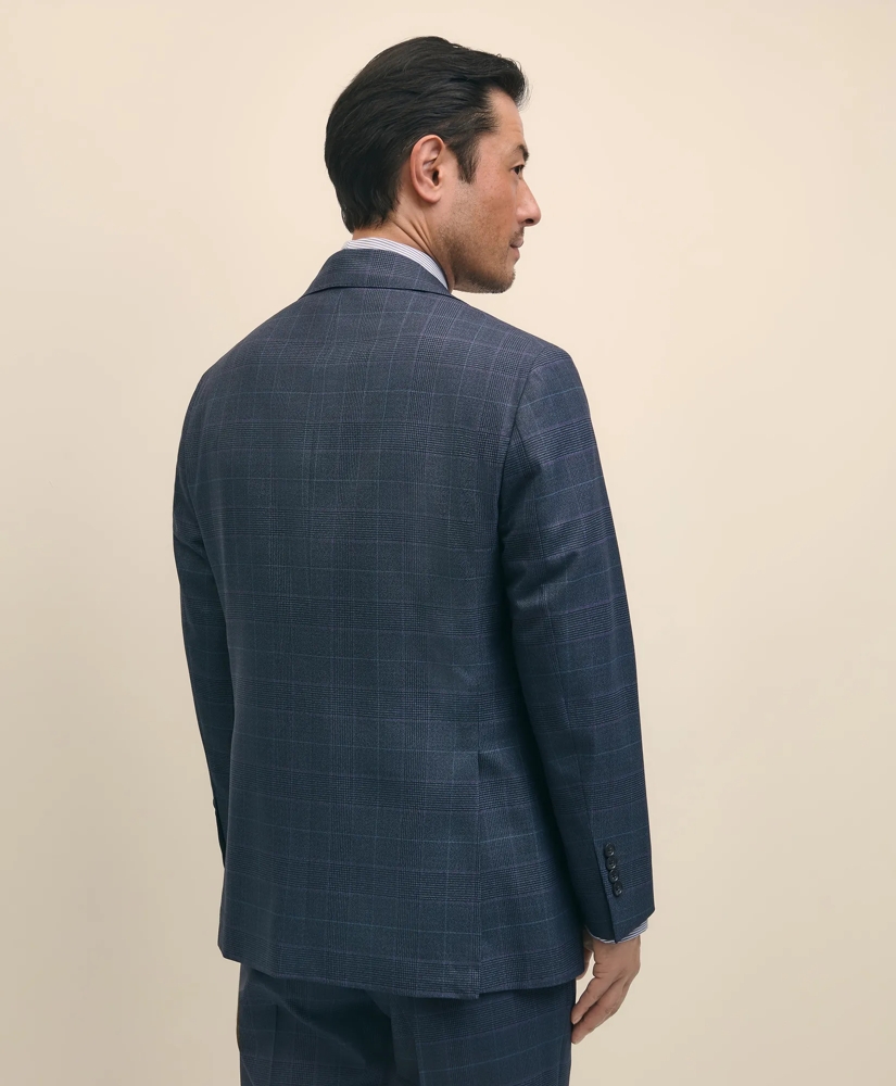 Brooks Brothers Explorer Collection Slim Fit Wool Overcheck Suit Pants, image 4