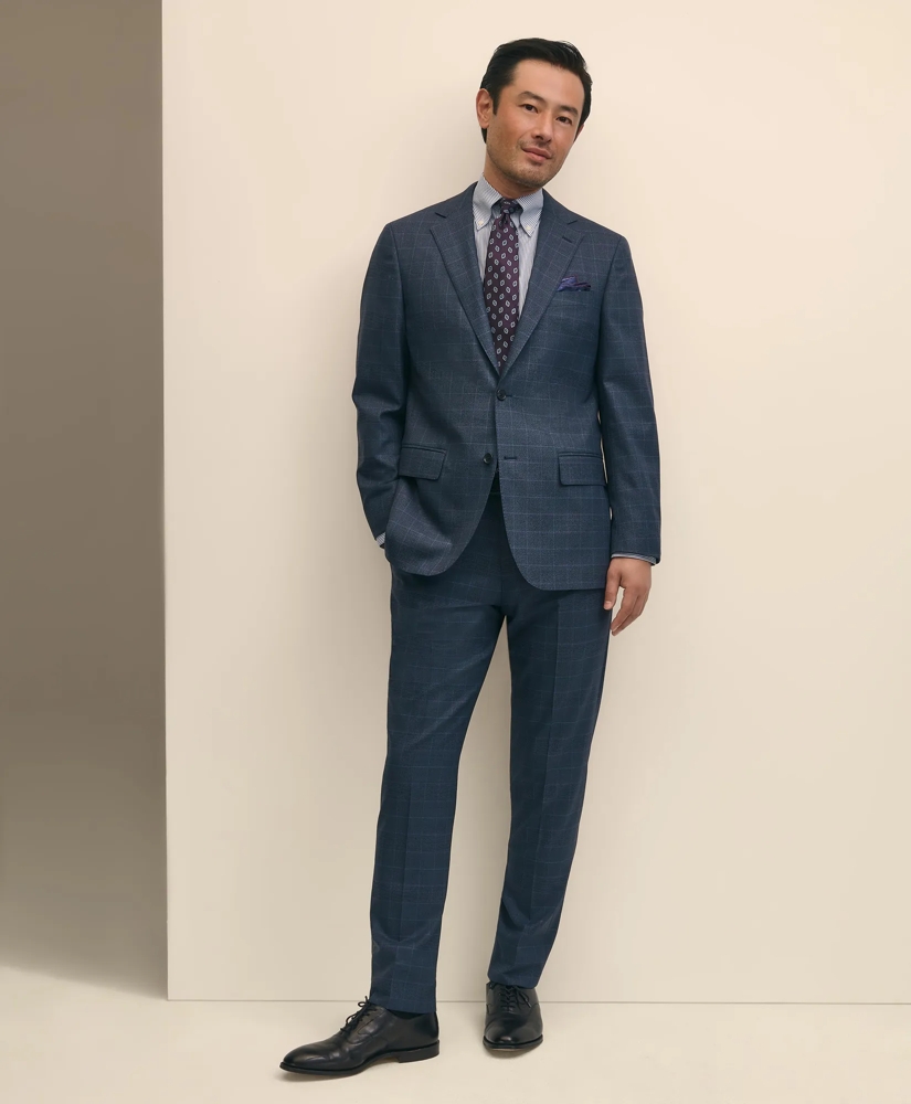 Brooks Brothers Explorer Collection Slim Fit Wool Checks Suit Jacket, image 1