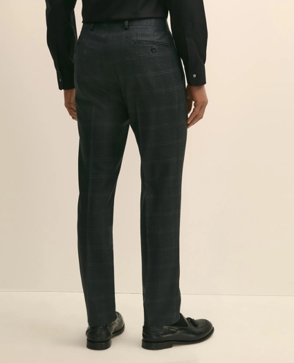 Brooks Brothers Explorer Collection Slim Fit Wool Windowpane Suit Pants, image 4