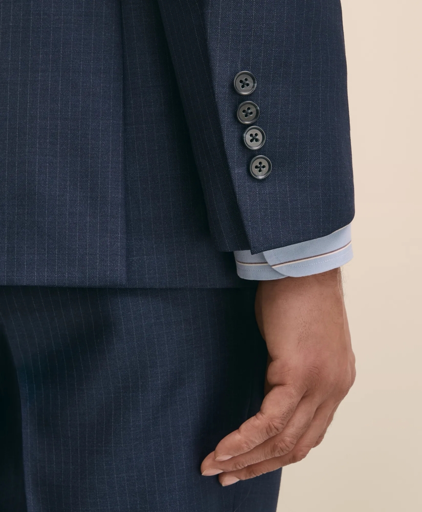 Classic Fit Wool Pinstripe 1818 Suit, image 5