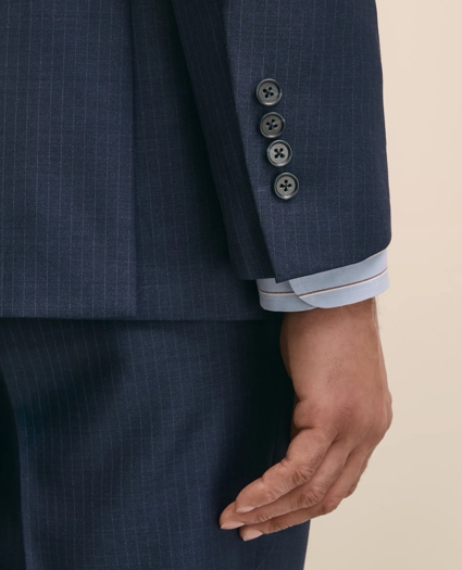 Classic Fit Wool Pinstripe 1818 Suit, image 5