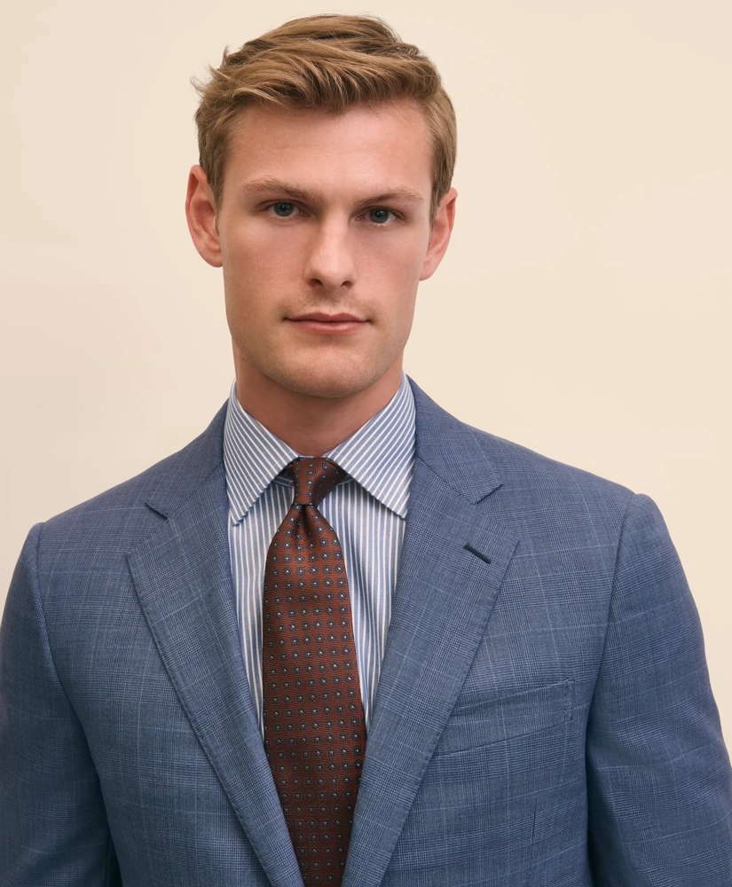 Classic Fit Wool Check 1818 Suit, image 2
