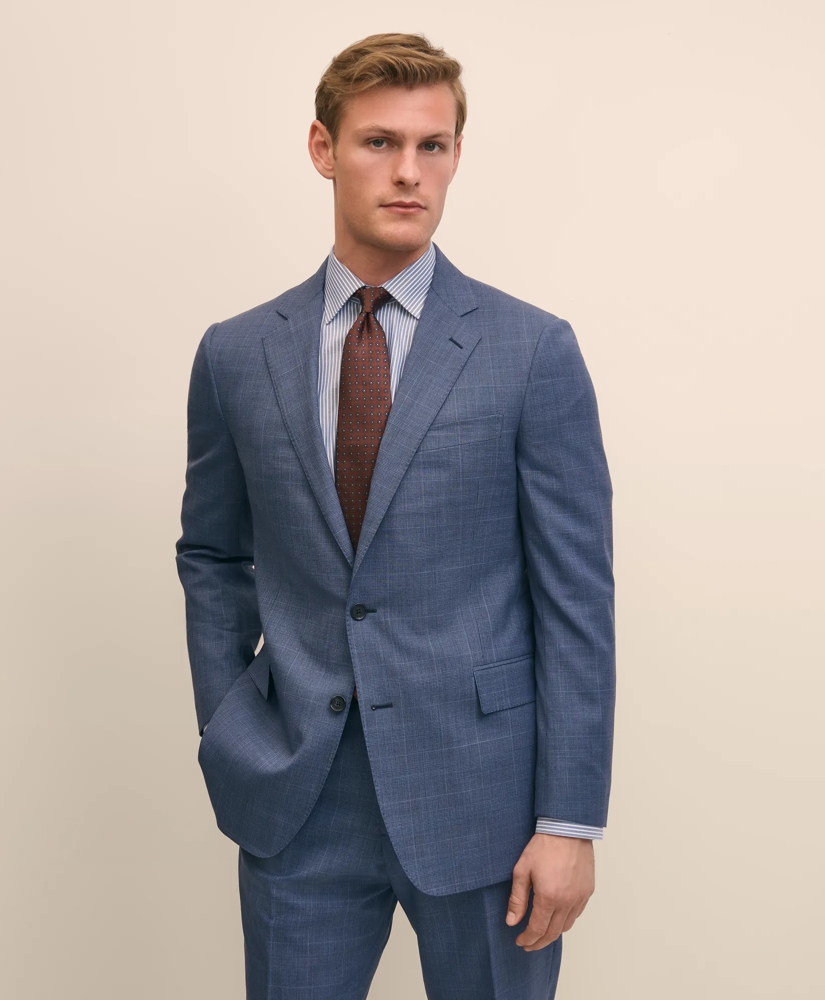 Classic Fit Wool Check 1818 Suit, image 3