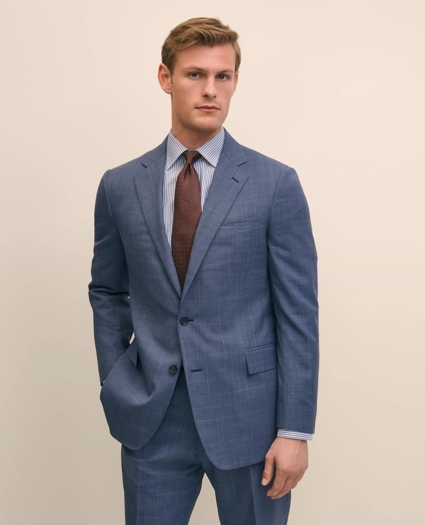 Classic Fit Wool Check 1818 Suit, image 3