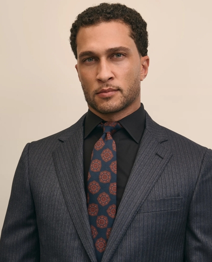 Classic Fit Wool Pinstripe 1818 Suit, image 2