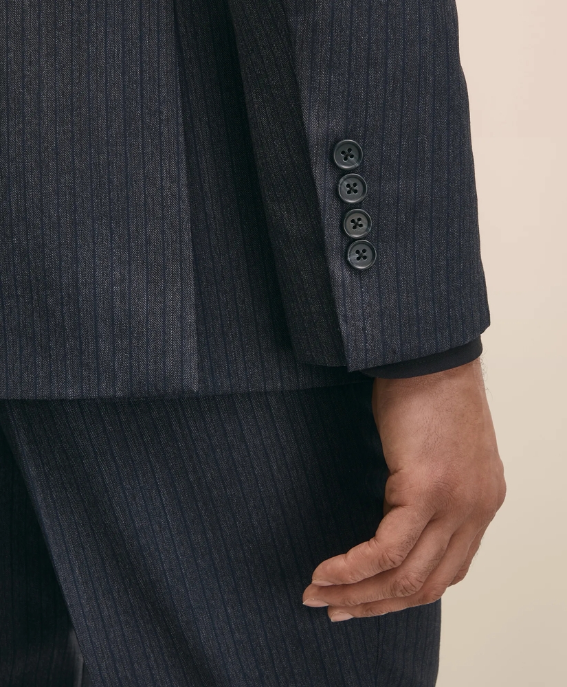 Classic Fit Wool Pinstripe 1818 Suit, image 5