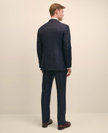 Classic Fit Wool Windowpane 1818 Suit, image 3