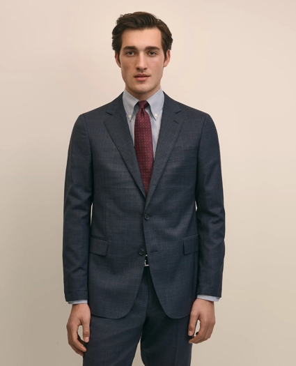 Classic Fit Wool Check 1818 Suit, image 2