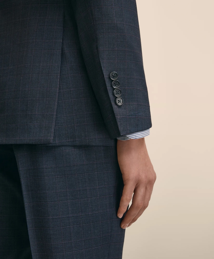 Classic Fit Wool Check 1818 Suit, image 3