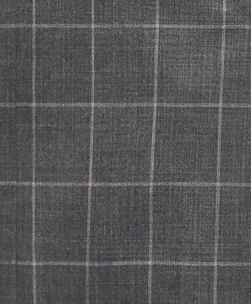 Classic Fit Wool Windowpane 1818 Suit, image 6