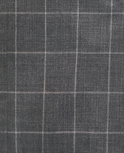 Classic Fit Wool Windowpane 1818 Suit, image 6