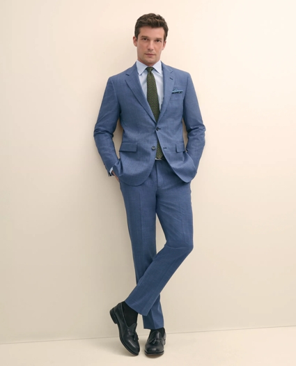 Slim Fit Wool Check 1818 Suit, image 2