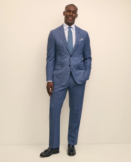Traditional Fit Wool Check 1818 Suit, image 1
