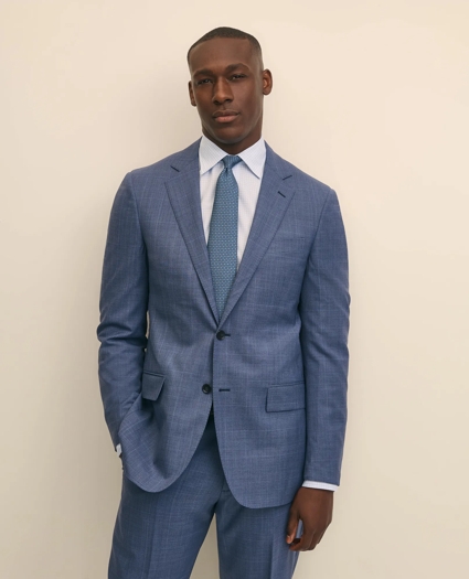 Traditional Fit Wool Check 1818 Suit, image 2