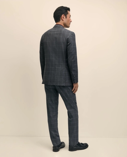 Slim Fit Wool Windowpane 1818 Suit, image 4