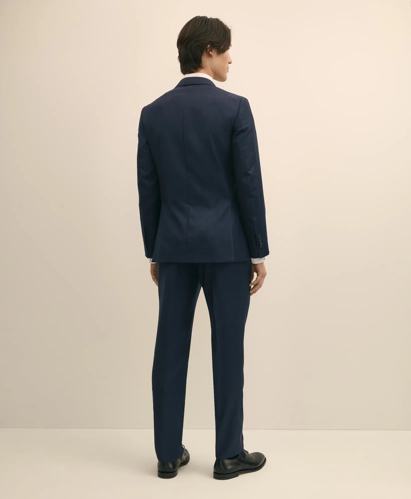 Slim Fit Wool Pinstripe 1818 Suit, image 4