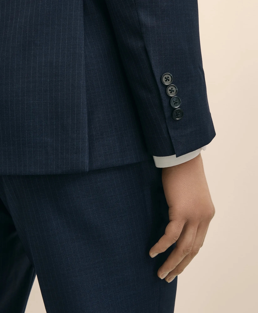 Slim Fit Wool Pinstripe 1818 Suit, image 5