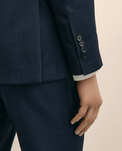 Slim Fit Wool Pinstripe 1818 Suit, image 5