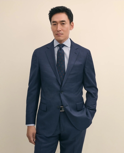 Traditional Fit Wool Pinstripe 1818 Suit, image 2