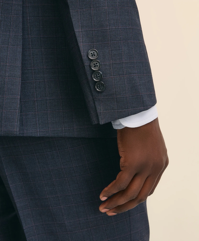Traditional Fit Wool Windowpane 1818 Suit, image 5