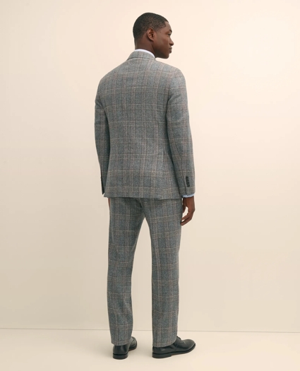 Classic Fit Saxon Wool Bold Check 1818 Suit, image 6