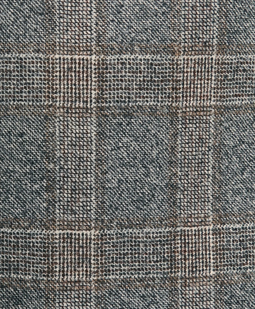 Classic Fit Saxon Wool Bold Check 1818 Suit, image 7