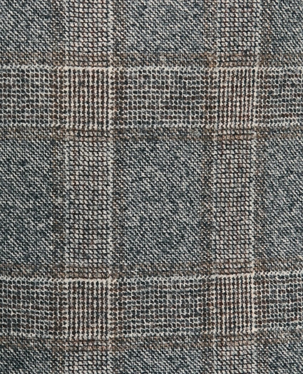 Classic Fit Saxon Wool Bold Check 1818 Suit, image 7