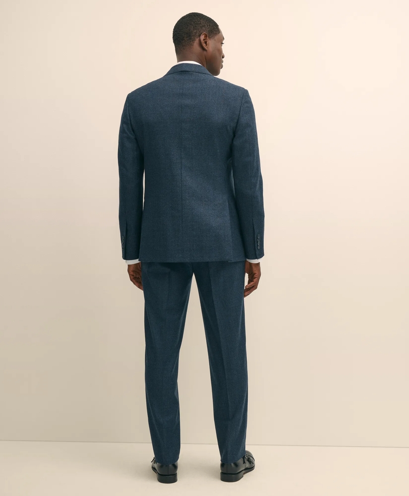 Classic Fit Saxon Wool Bold Overcheck 1818 Suit, image 5