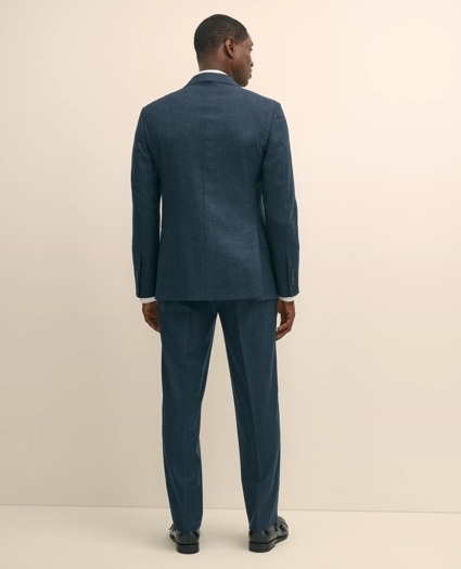 Classic Fit Saxon Wool Bold Overcheck 1818 Suit, image 5