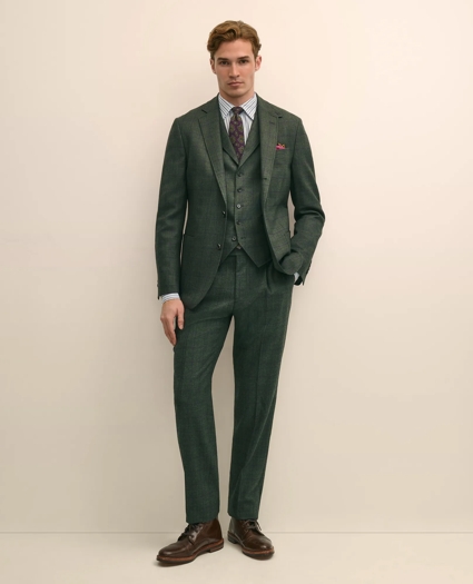 Classic Fit Wool Windowpane Suit Vest, image 2