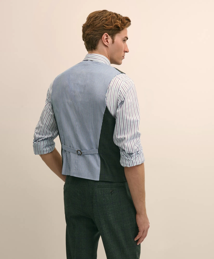 Classic Fit Wool Windowpane Suit Vest, image 4