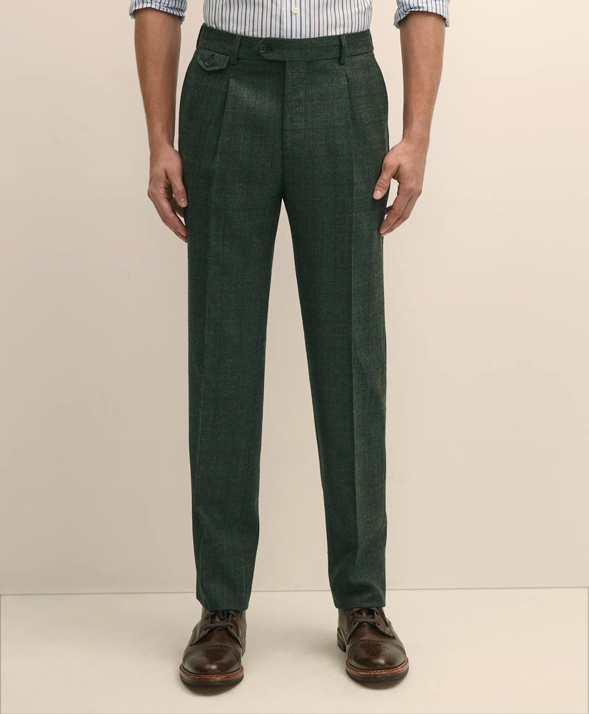 Classic Fit Wool Windowpane Suit Pants, image 2