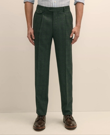 Classic Fit Wool Windowpane Suit Pants, image 2