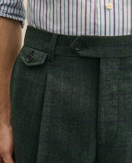 Classic Fit Wool Windowpane Suit Pants, image 4
