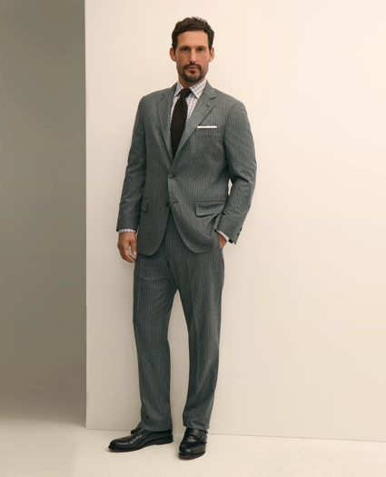 No. 1 Sack Suit in Pinstripe Wool Flannel, image 2