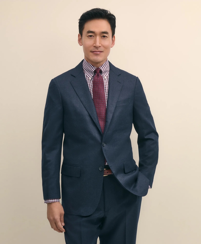 Traditional Fit No. 1 Sack Wool Twill 1818 Suit, image 3