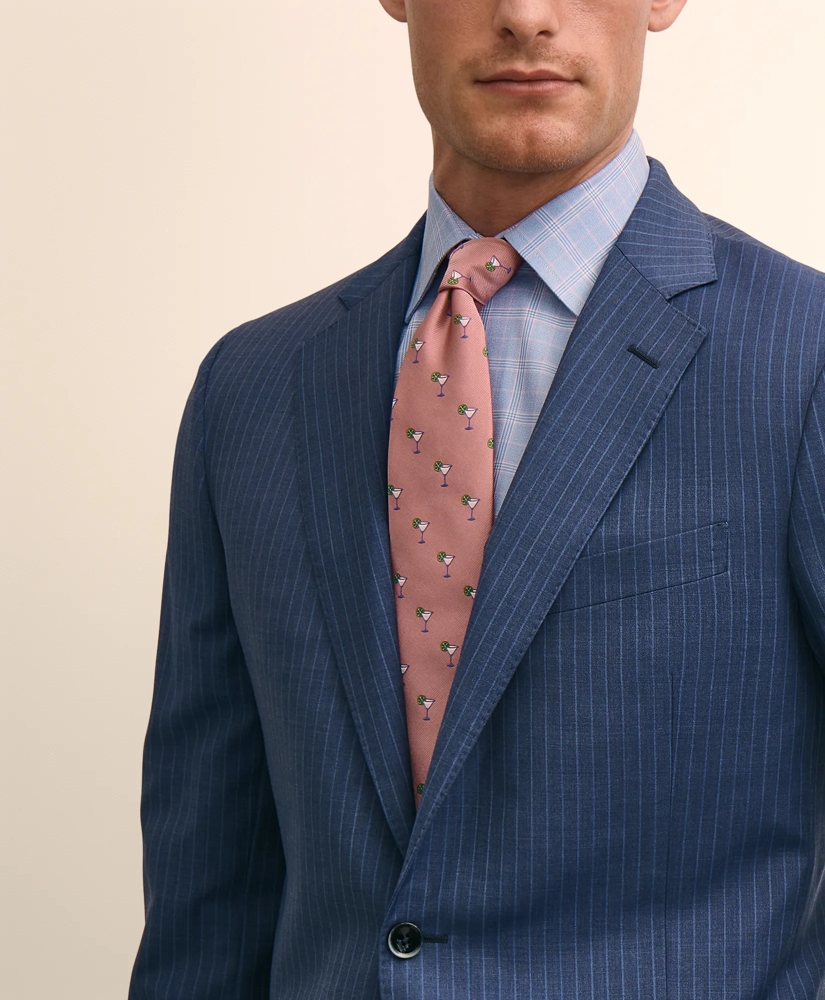 Classic Fit Wool Stripe 1818 Suit, image 3