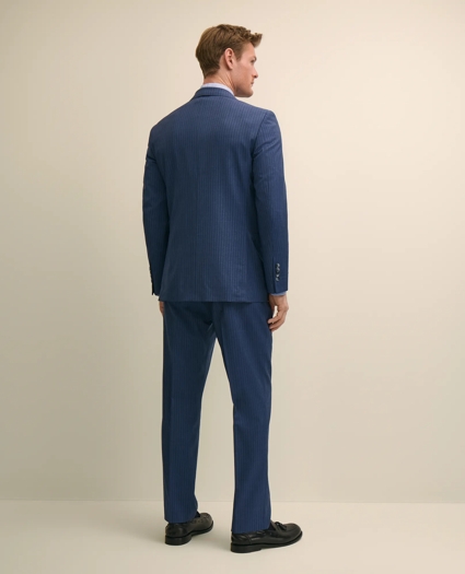 Classic Fit Wool Stripe 1818 Suit, image 4