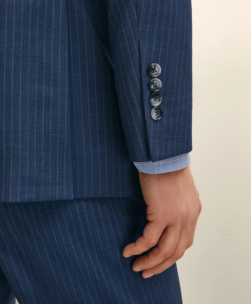 Classic Fit Wool Stripe 1818 Suit, image 5